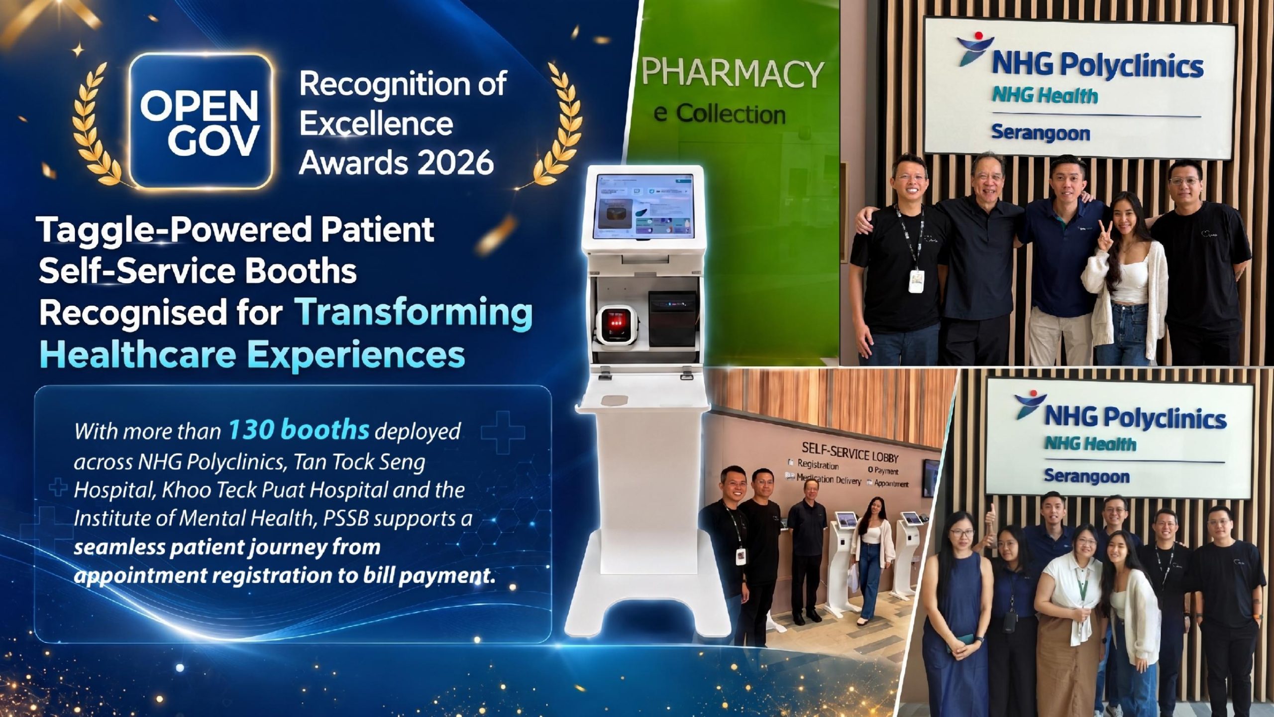 Taggle Health and NHG Health team at the OpenGov Asia Recognition of Excellence Awards 2026